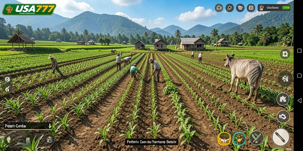 Mainkan LUSA777 dan nikmati petualangan bertani yang mengasyikkan.