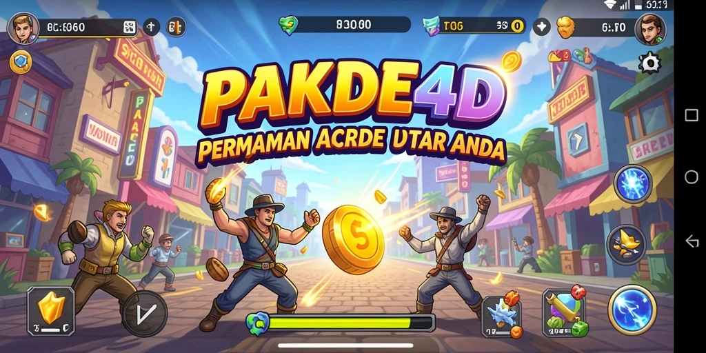 Tampilan gameplay seru dari PAKDE4D dengan grafis yang menarik.