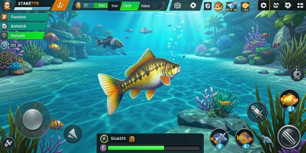 Tangkapan ikan yang spektakuler dalam STAKE779 menunjukkan intensitas permainan memancing.