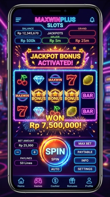 Pengguna yang puas setelah mengunduh aplikasi dari maxwinplus.